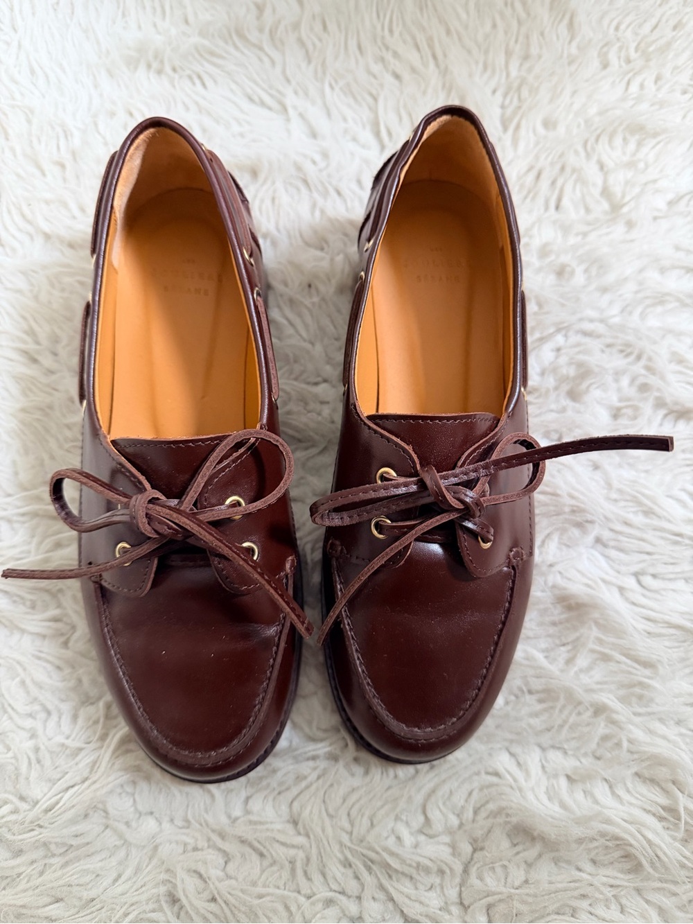 Sezane Caroline Loafers - Glossy Chocolate - Picture 2 of 10